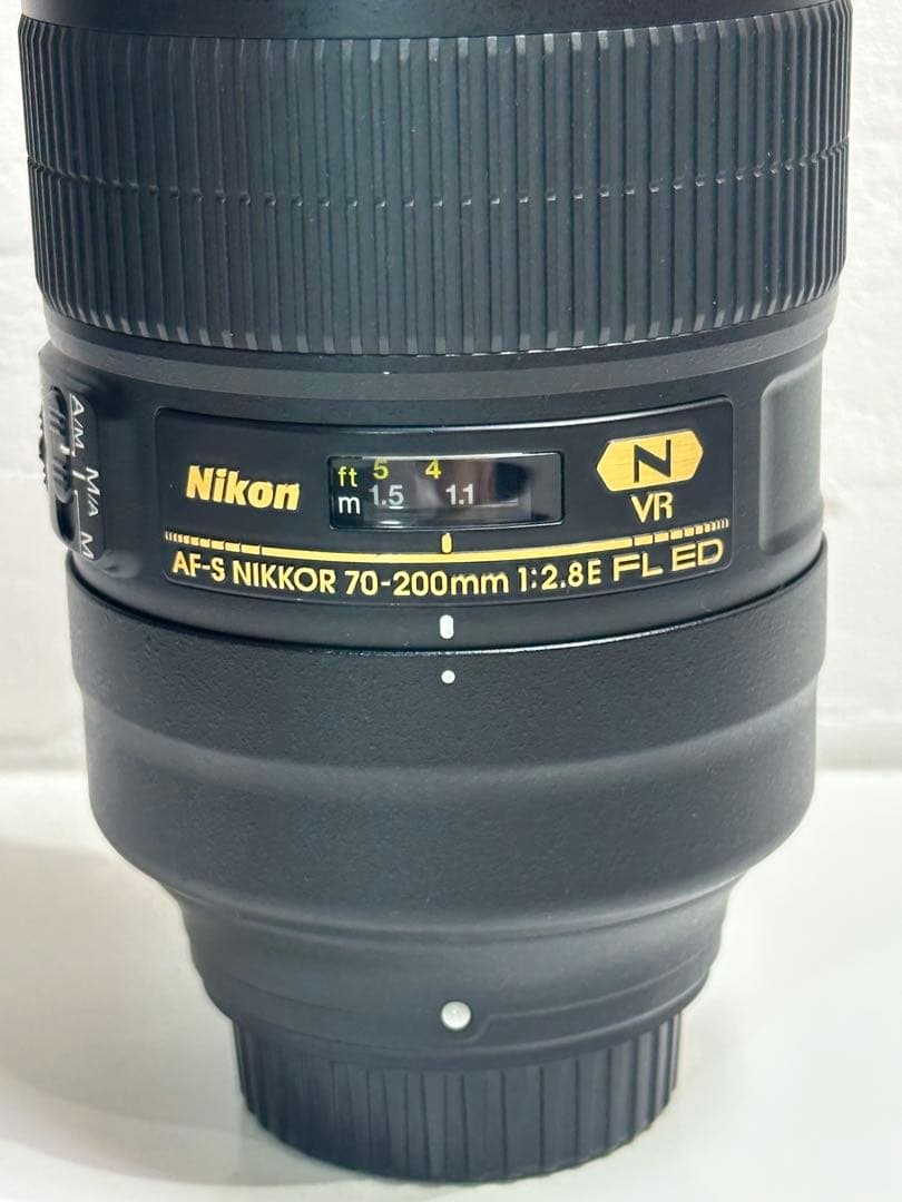 ニコン 70-200mm f2.8E FL ED VR動作確認　実用美品
