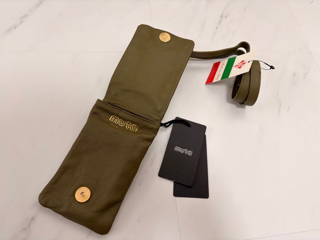 muta ショルダーポーチバッグ 牛革 2セット