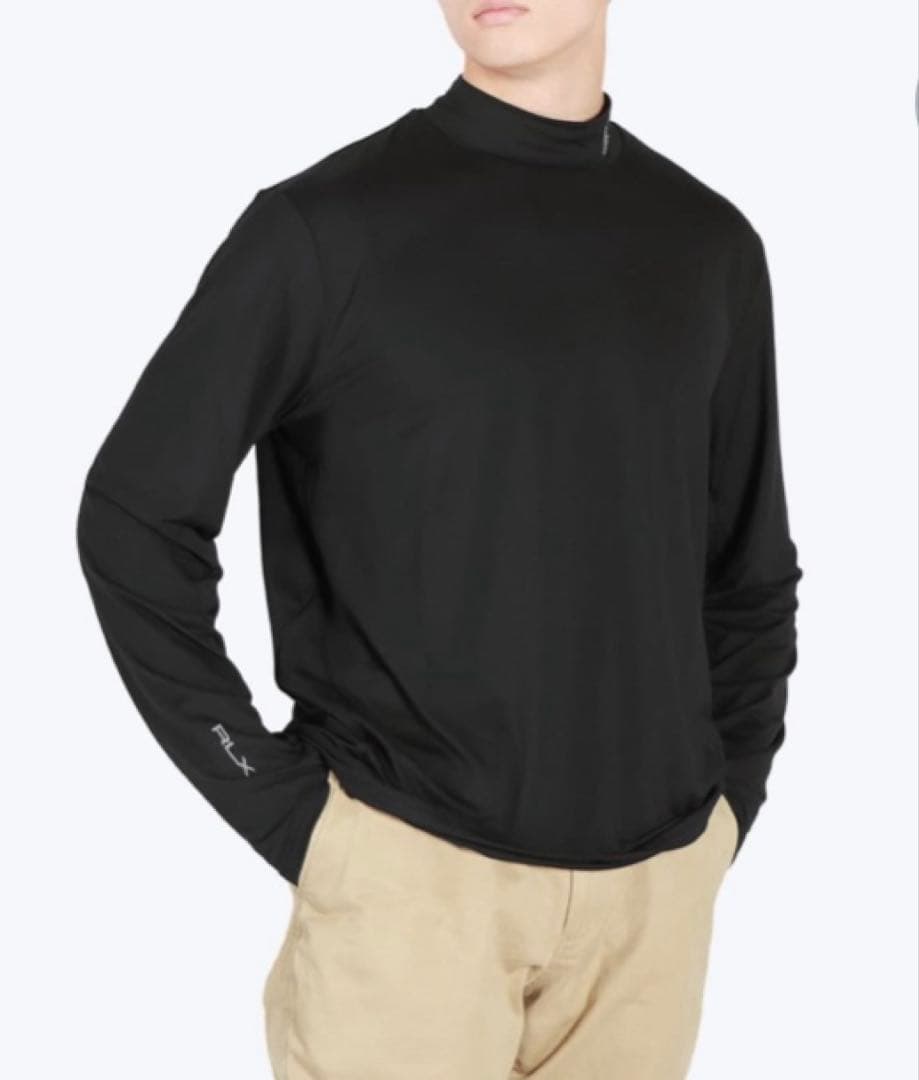 RLX ゴルフ テーラード フィット パフォーマンス モックネック シャツ M