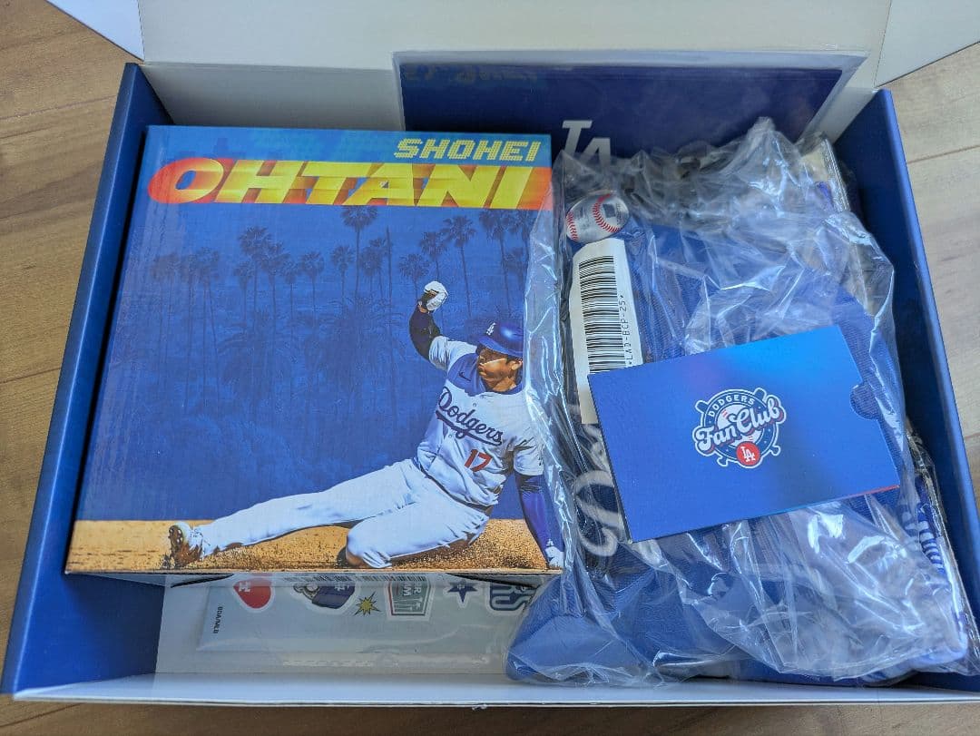 大谷翔平 ロサンゼルス・ドジャース ファンクラブグッズ セット 抜き