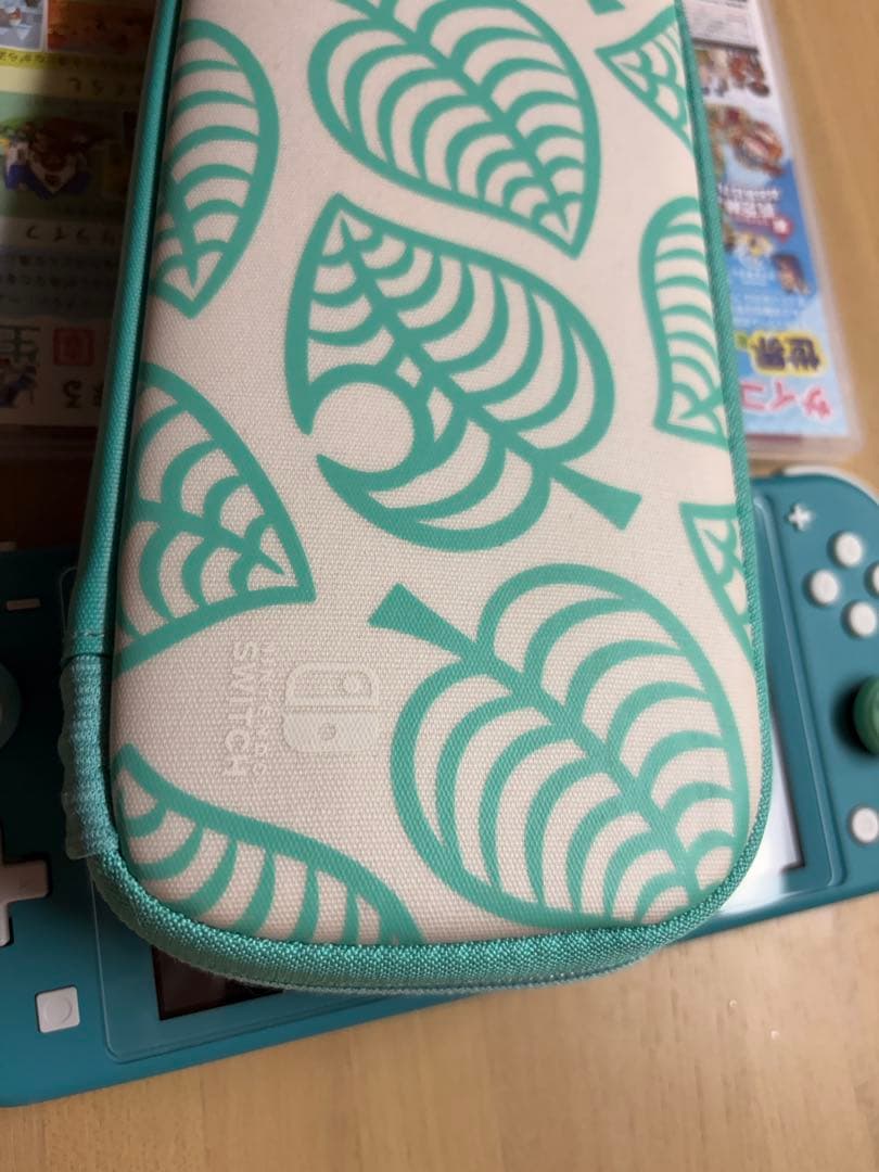 Nintendo Switch Light ケース、あつ森、もも鉄ソフト付き