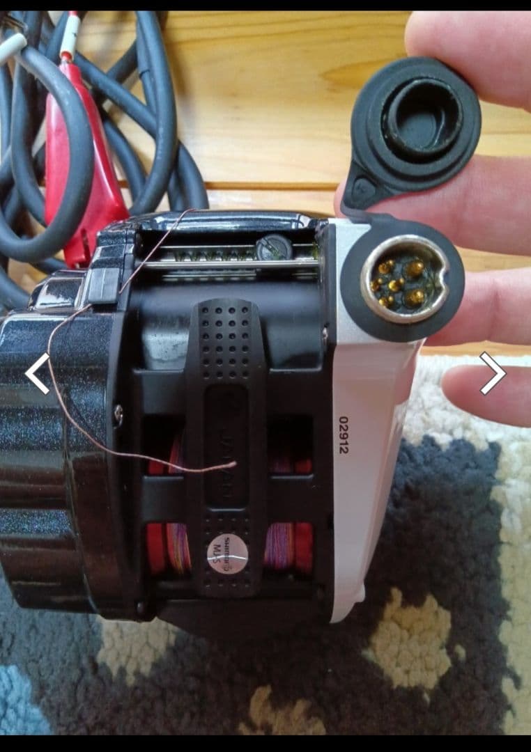 【超美品】SHIMANOシマノ電動リールPLAYS800 スーパーバッテリー付