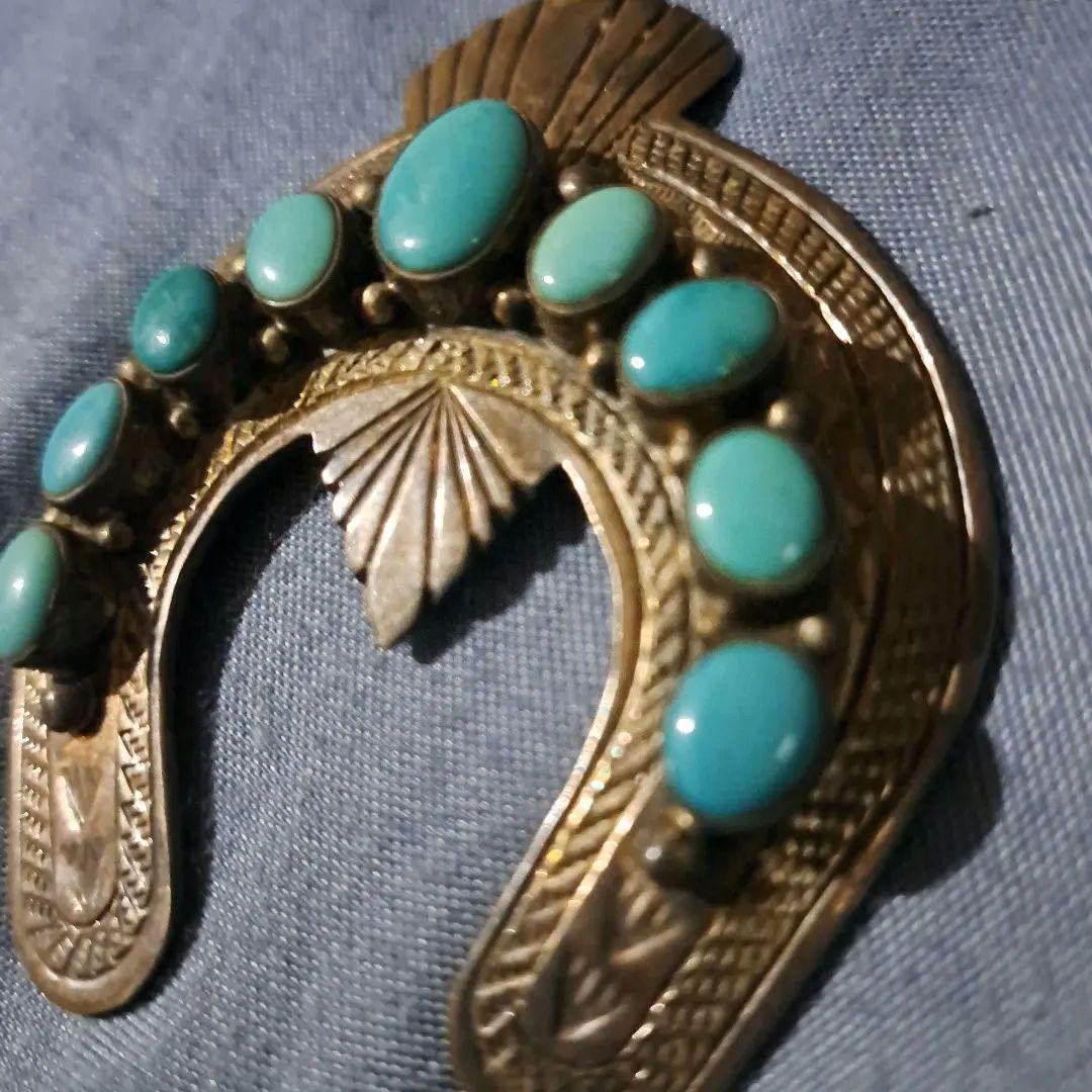 ターコイズ装飾 ナジャペンダントナバホ族