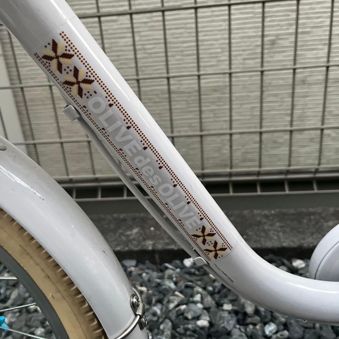 引取限定 自転車 18インチ オリーブデオリーブ グレージュ