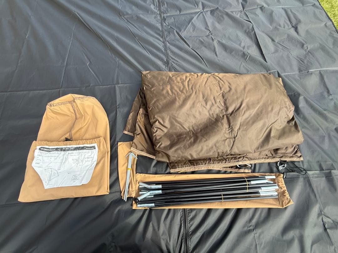 【美品】VISIONPEAKS TCルーテント ベージュ 3人用