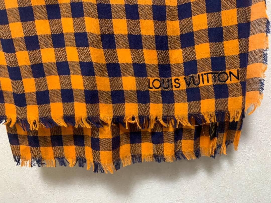 ■LOUISVUITTON ルイヴィトン マサイチェック ストール
