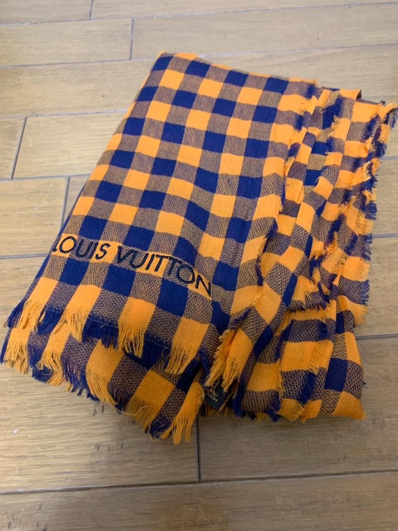 ■LOUISVUITTON ルイヴィトン マサイチェック ストール