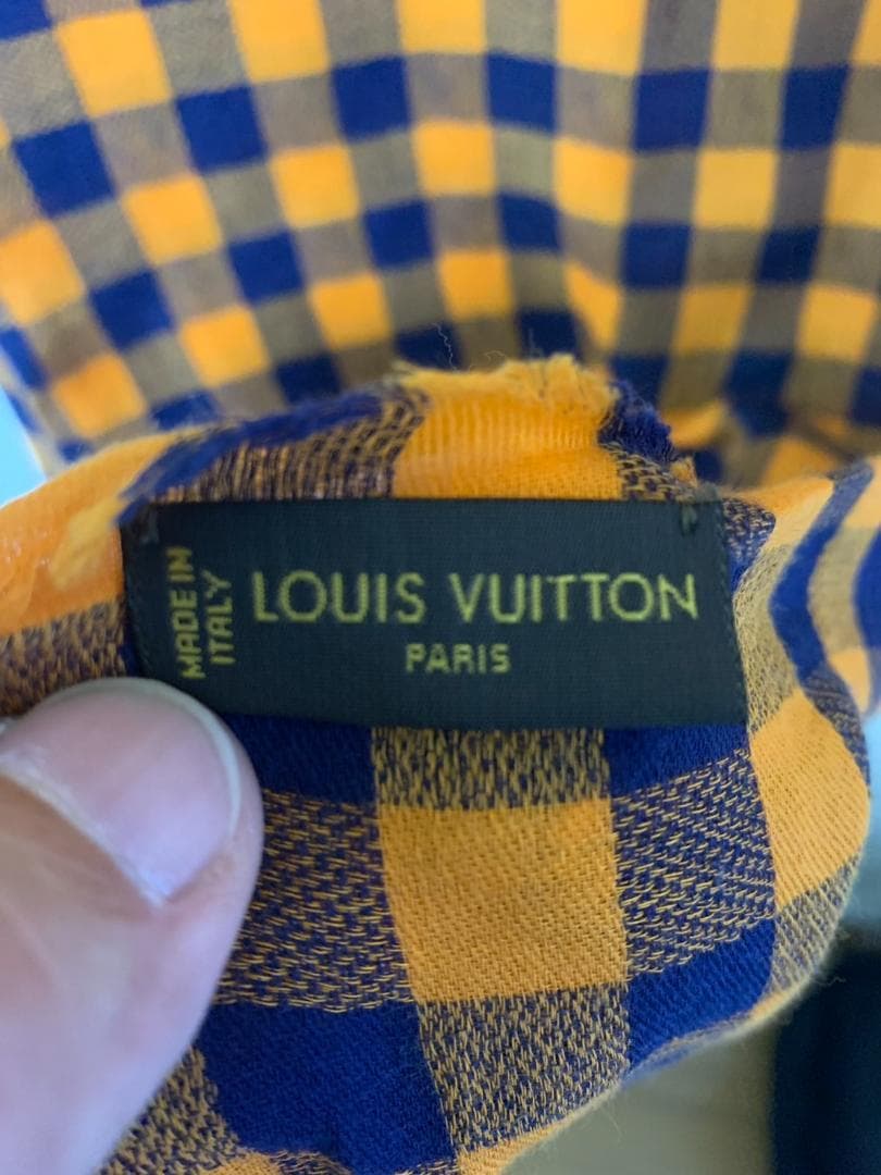 ■LOUISVUITTON ルイヴィトン マサイチェック ストール