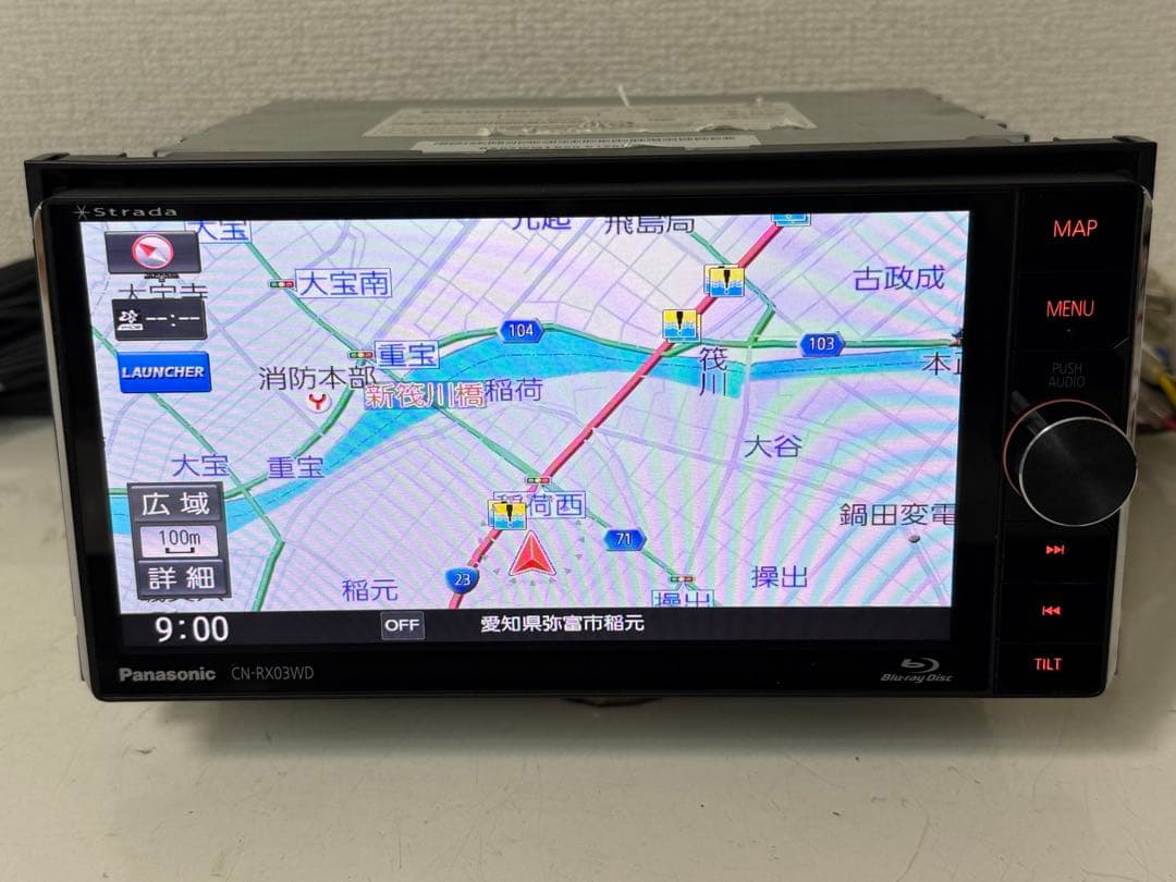 Panasonic パナソニック CN-RX03WD カーナビ データ2016年
