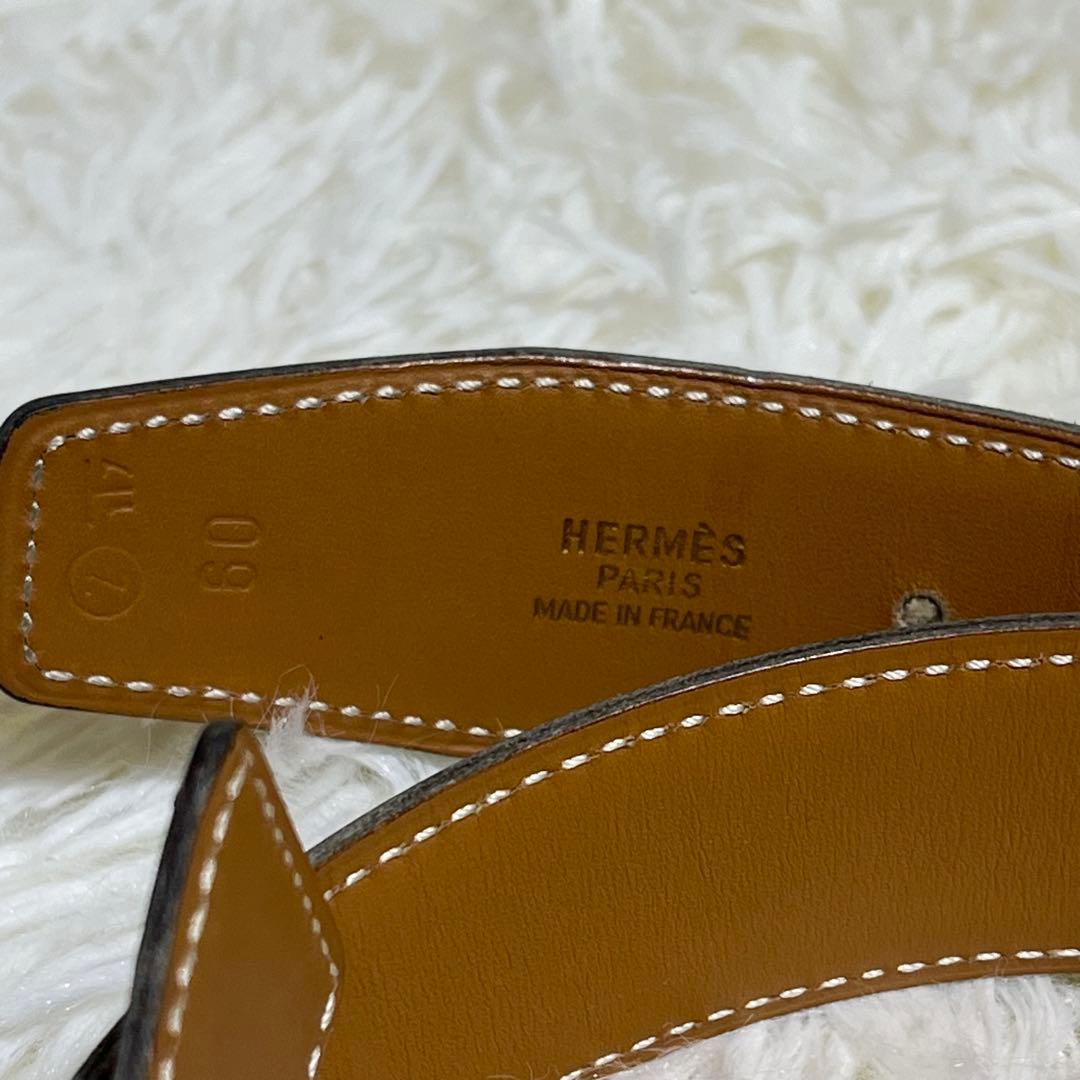 エルメス　レザー　ベルト
