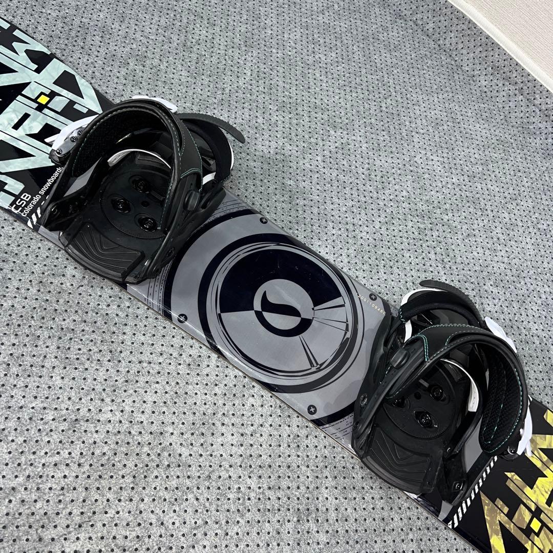 数回使用 キッズスノーボード CSB 120cm×バイン×ダイヤルブー