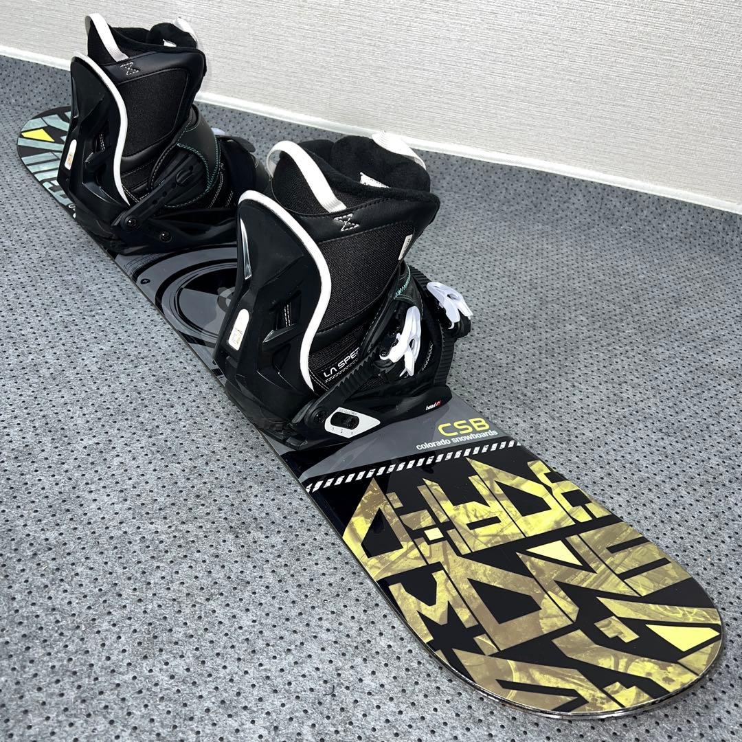 数回使用 キッズスノーボード CSB 120cm×バイン×ダイヤルブー