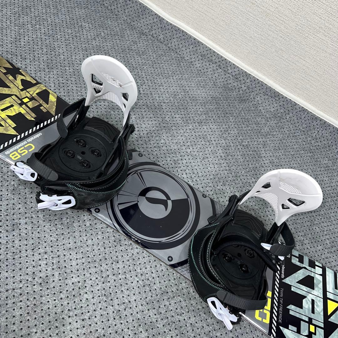 数回使用 キッズスノーボード CSB 120cm×バイン×ダイヤルブー