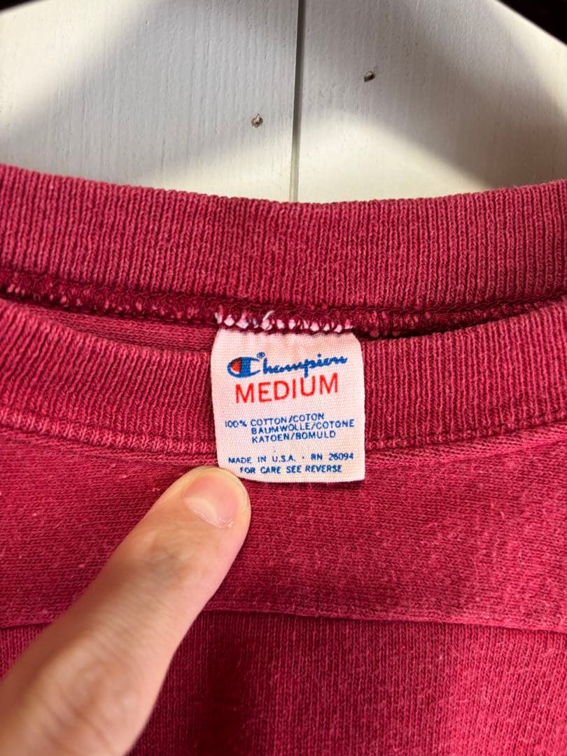 80s Champion M ビンテージ トリコタグ チャンピオン