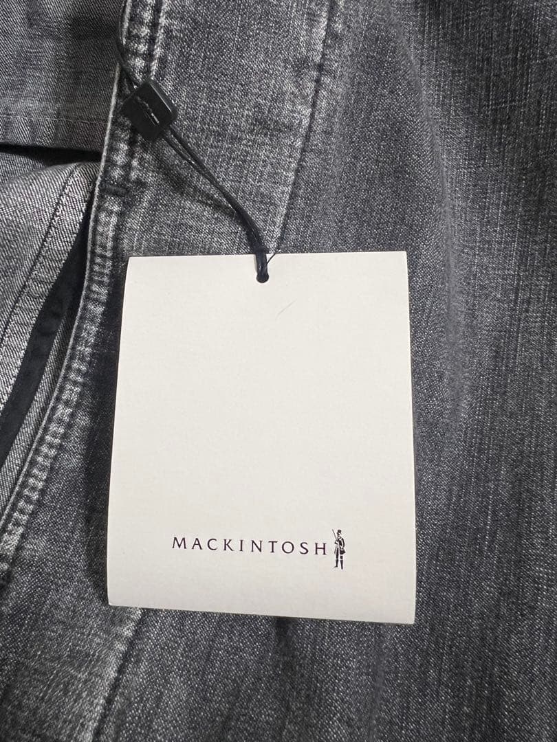 【けん様】MACKINTOSH グレー ステンカラーコート　サイズ32