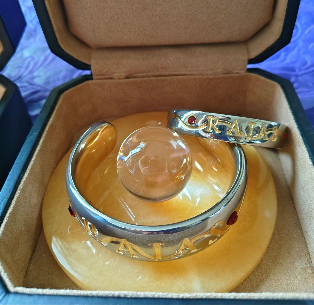 新リンパ療法 RAJASリング (大.小) 水晶セット - メルカリ