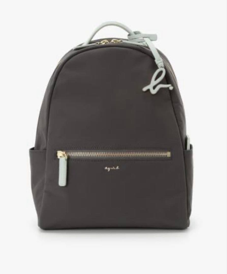 お値下げ！agnès b. ダークグレー バックパックIS11LZ－03