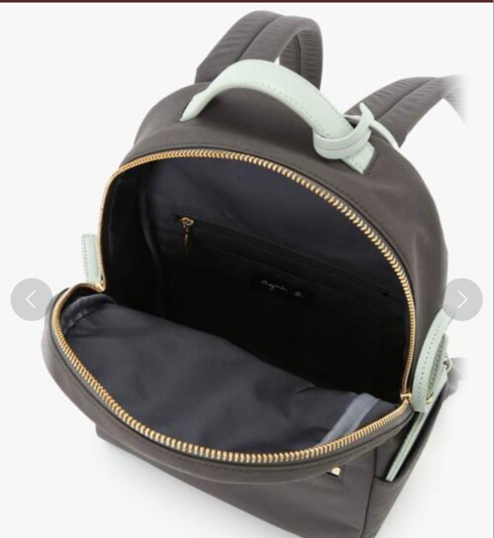 お値下げ！agnès b. ダークグレー バックパックIS11LZ－03