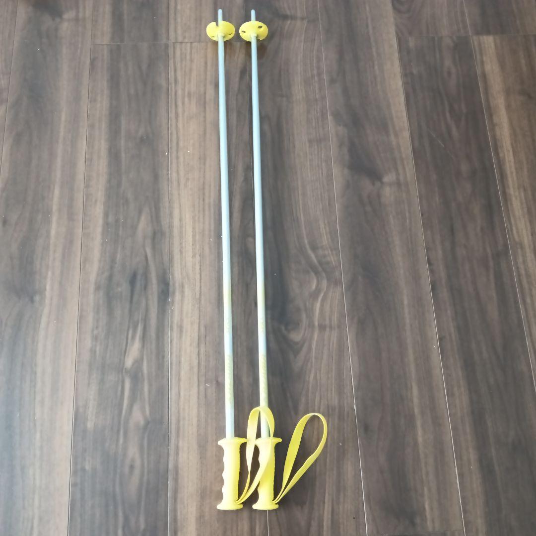 KAZAMA スキー 120 ジュニア 3点セット スキー板 ブーツ ストック