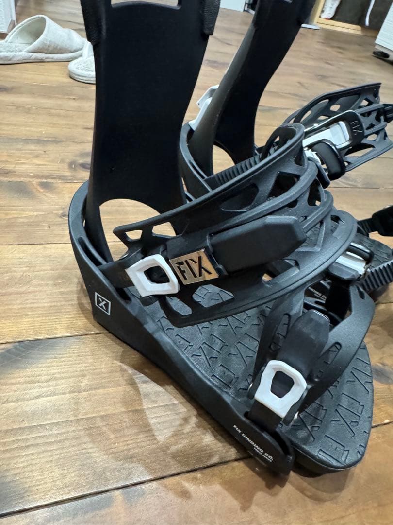 FIX スノーボード ビンディング ブラック
