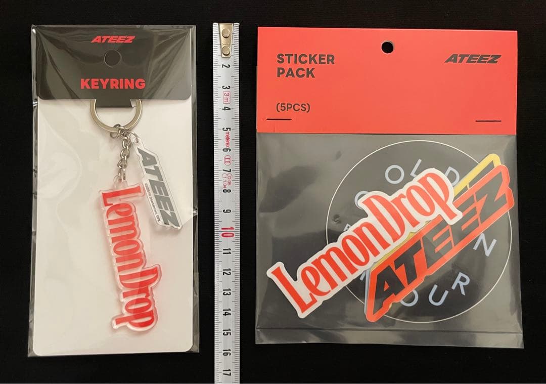 ATEEZ \"LemonDrop\" US限定トート、ステッカー、キーリング　新品