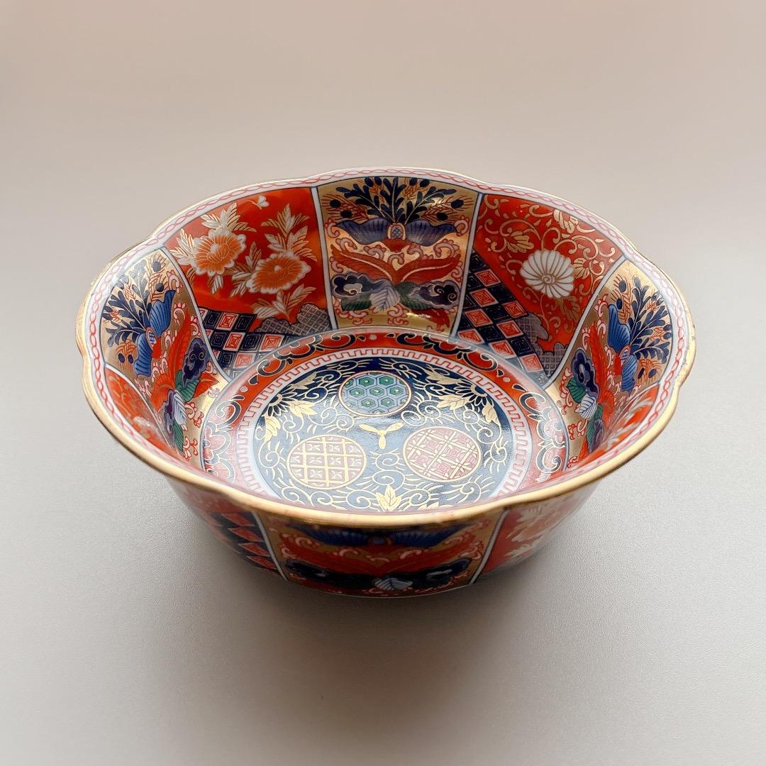 希少　美濃焼 金彩　金襴手　入れ子鉢　kaikai カイカイ 古伊万里　赤絵