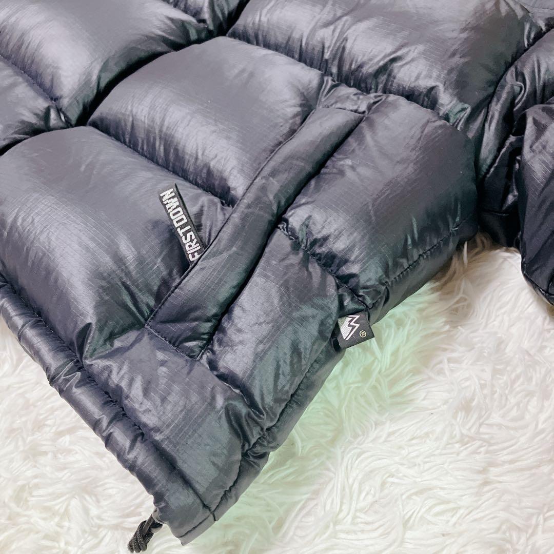 First Down ダウンジャケット 肉厚 ヌプシ ブラック　USA　極暖 黒