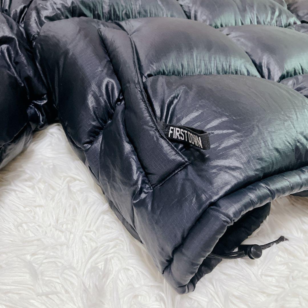 First Down ダウンジャケット 肉厚 ヌプシ ブラック　USA　極暖 黒