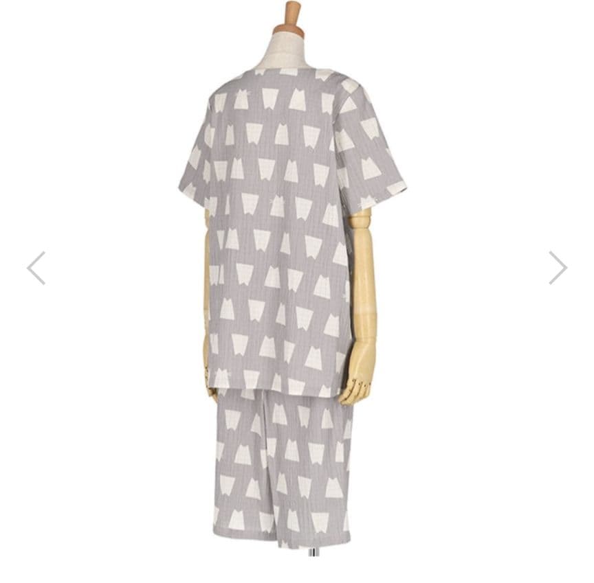 新品タグ付き ワコール パジャマ ルームウェア ブロック M