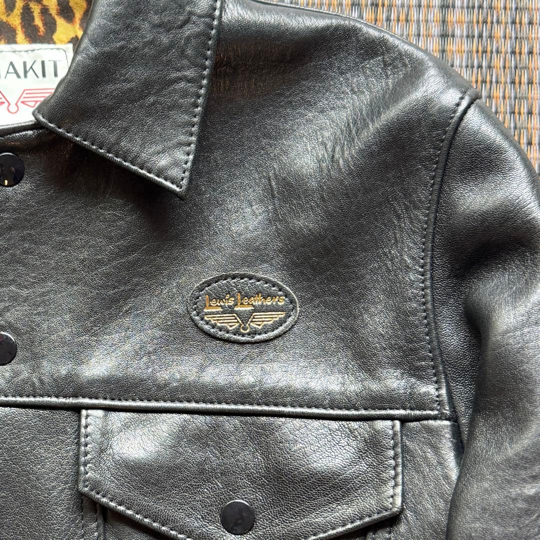 超美品　ルイスレザー　× ヒステリックグラマー　ウエスタンジャケット