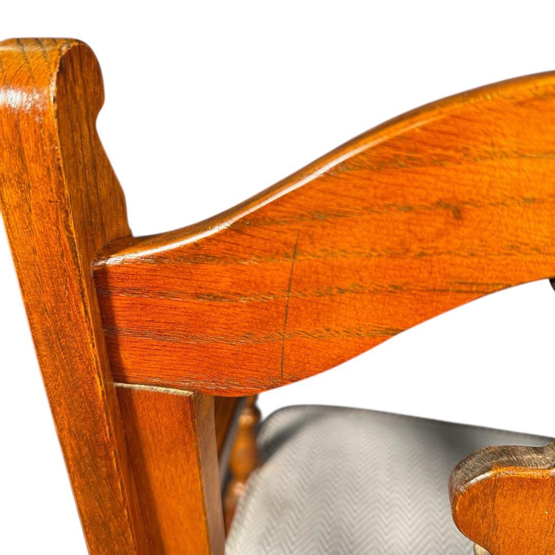 HR803 三越ブルージュ　アームチェア　ダイニングチェア