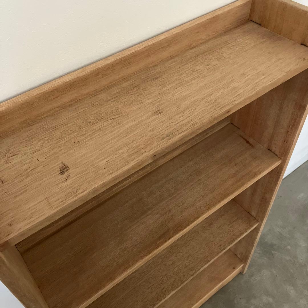 レトロ　アンティーク　古家具　古道具　剥離家具　ストリップド　本棚　シェルフ