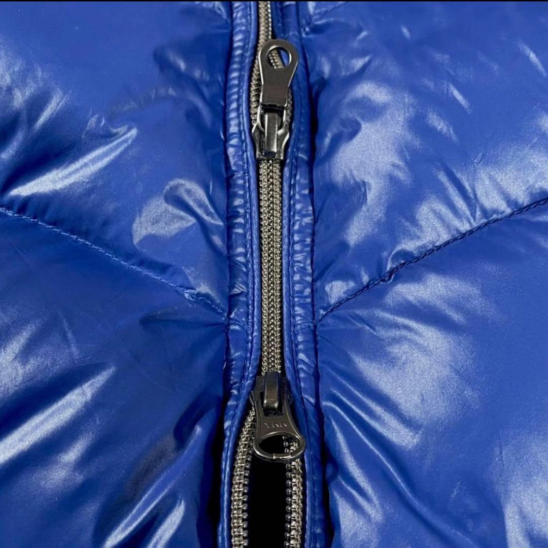 美品✨Y2K 鬼ファー 光沢ダウン 00s ギャル お兄系 渋谷