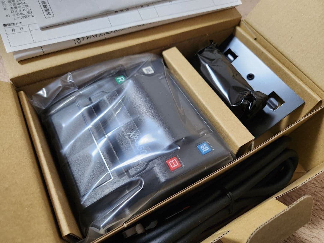 【TBM】デンソー ETC車載プリンタ XP-650 本体(未使用箱付)⑤