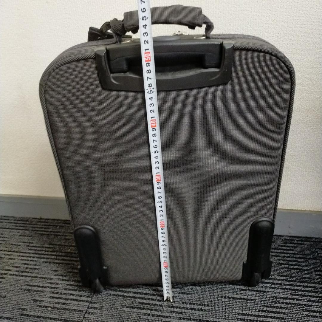 HERMES エールライン キャリーケース キャンバス ブラック スーツケース