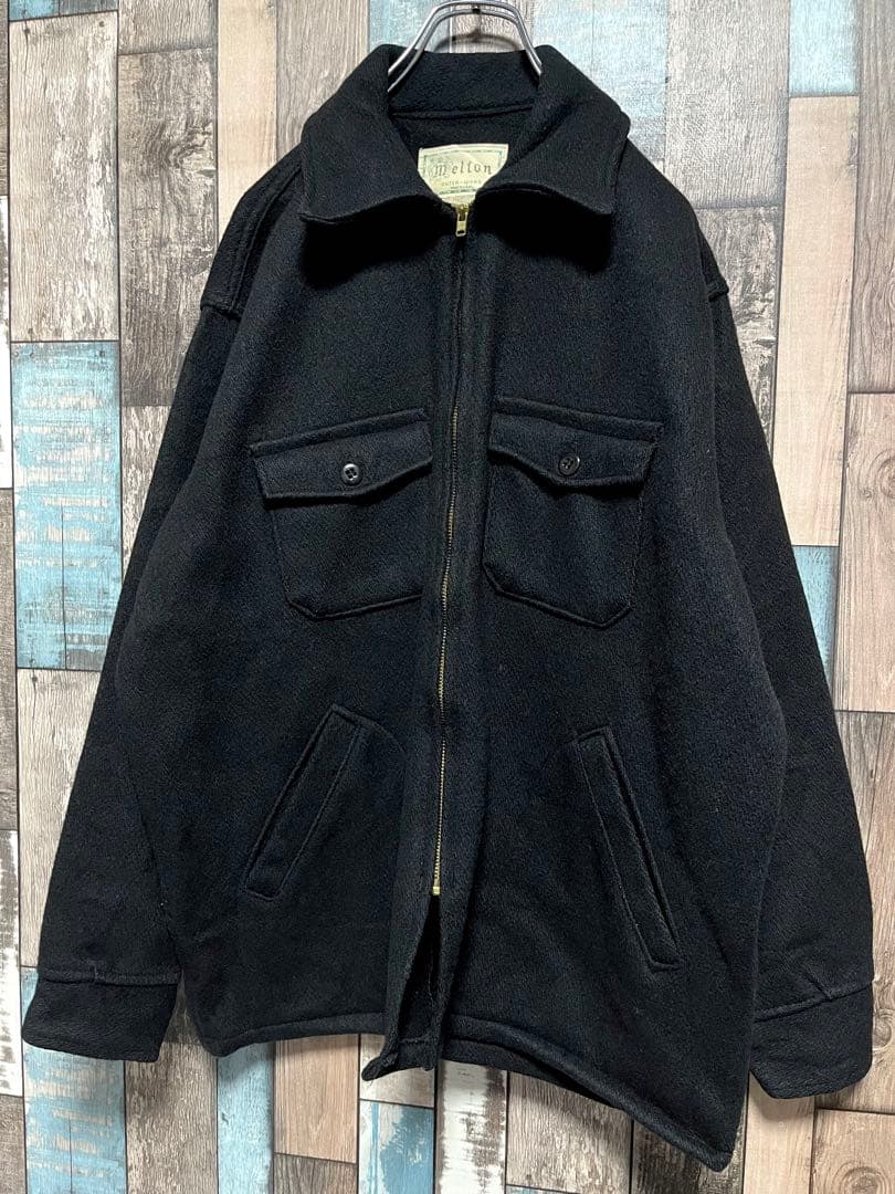 USA製 70s メルトン melton ウールジャケット ヴィンテージ - メルカリ