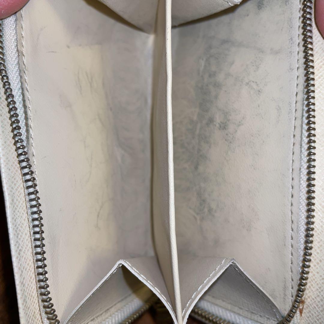 ルイヴィトン ダミエ 財布 ホワイト×グレー