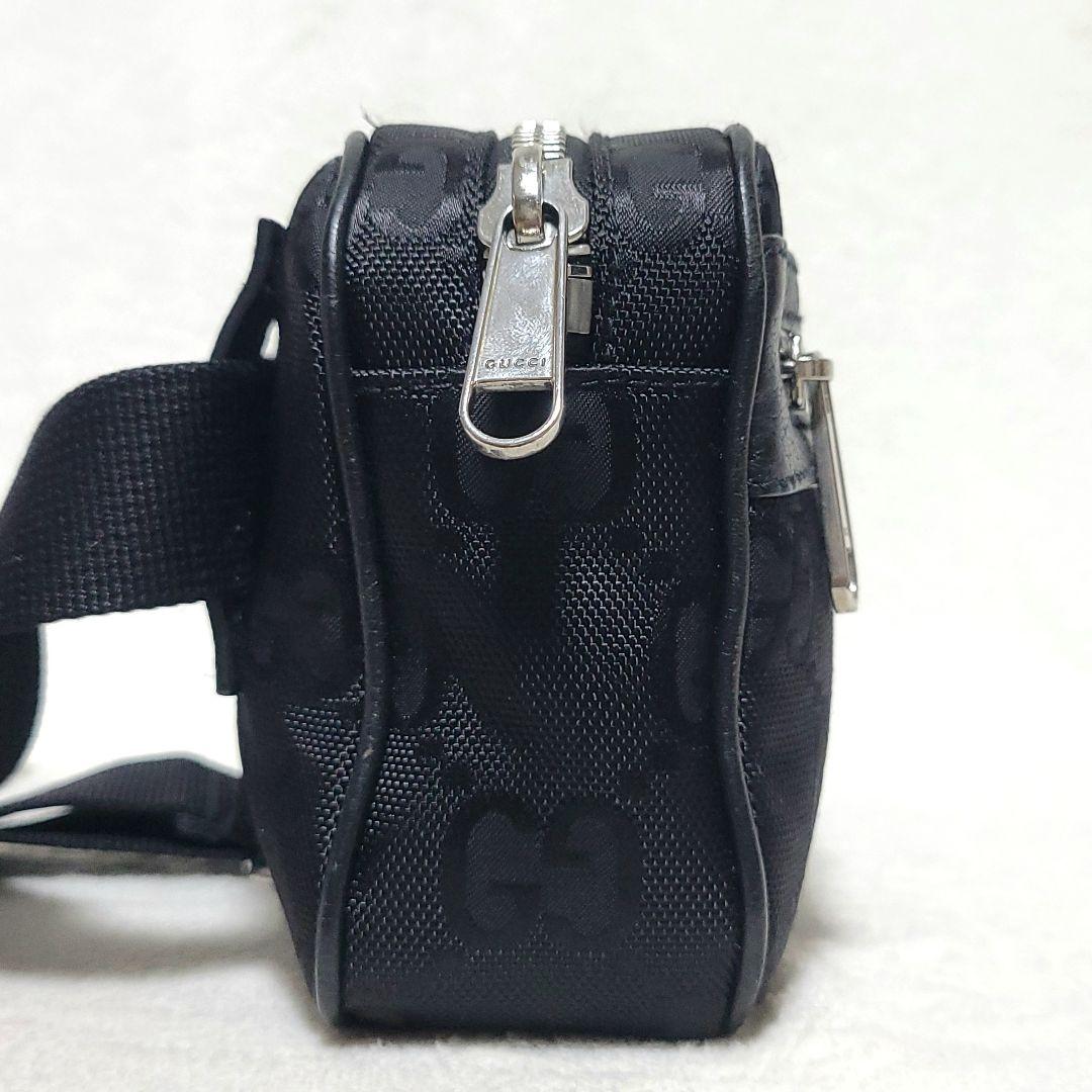 【現行 美品】GUCCI　ボディバッグ オフザグリッド GG柄 631341 黒