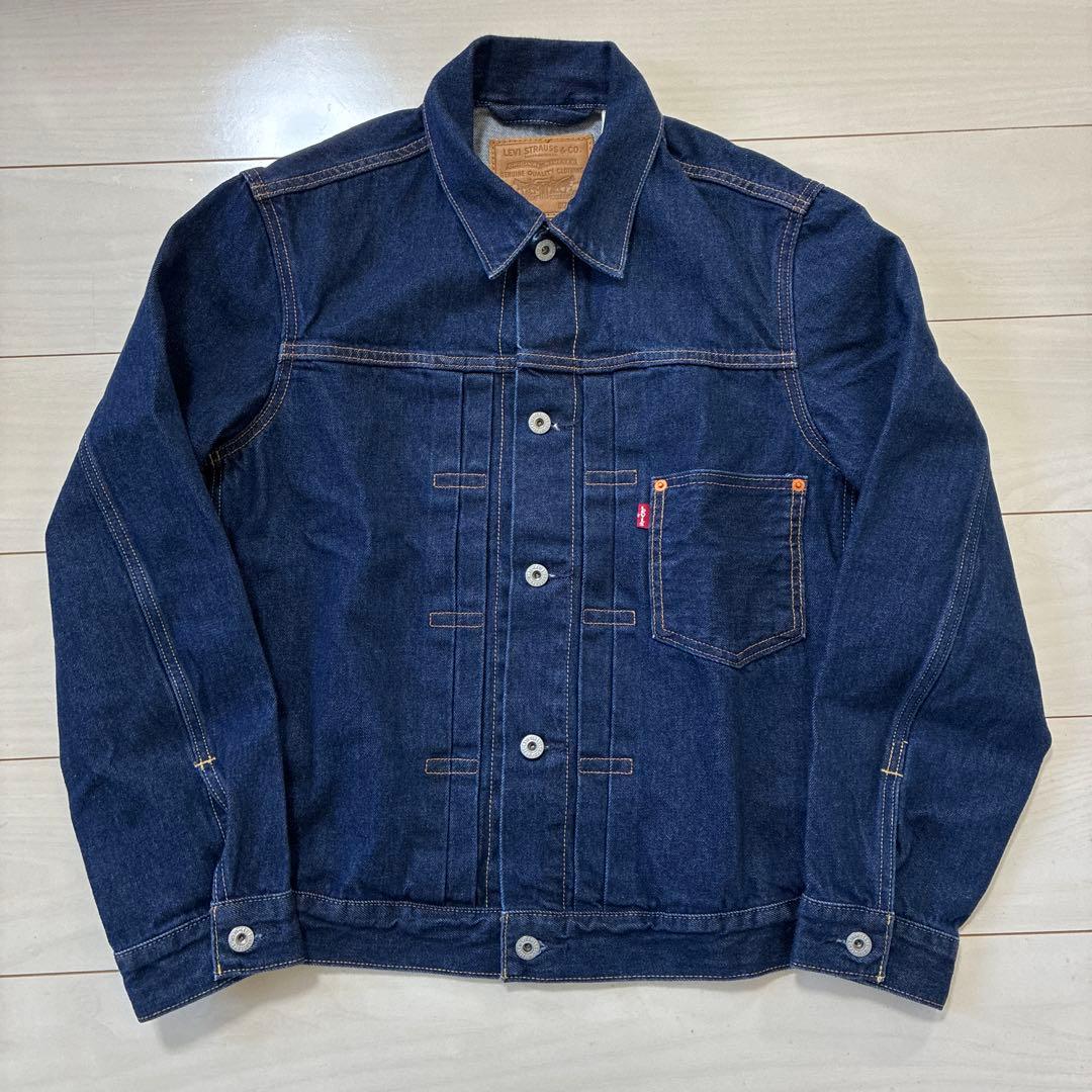リーバイス 濃紺デニムセットアップ 1stトラッカージャケット 501 W30