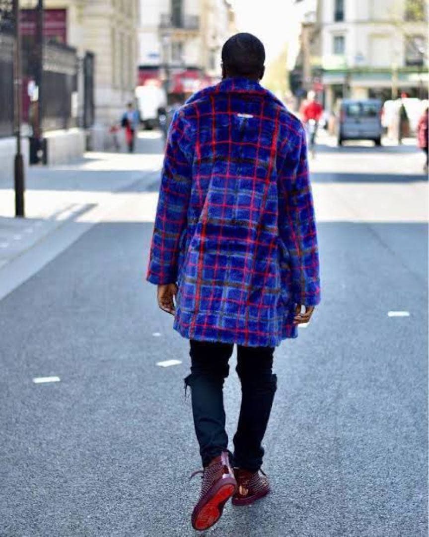 Supreme Gaultier フェイクファーコート シュプリーム ゴルチエM