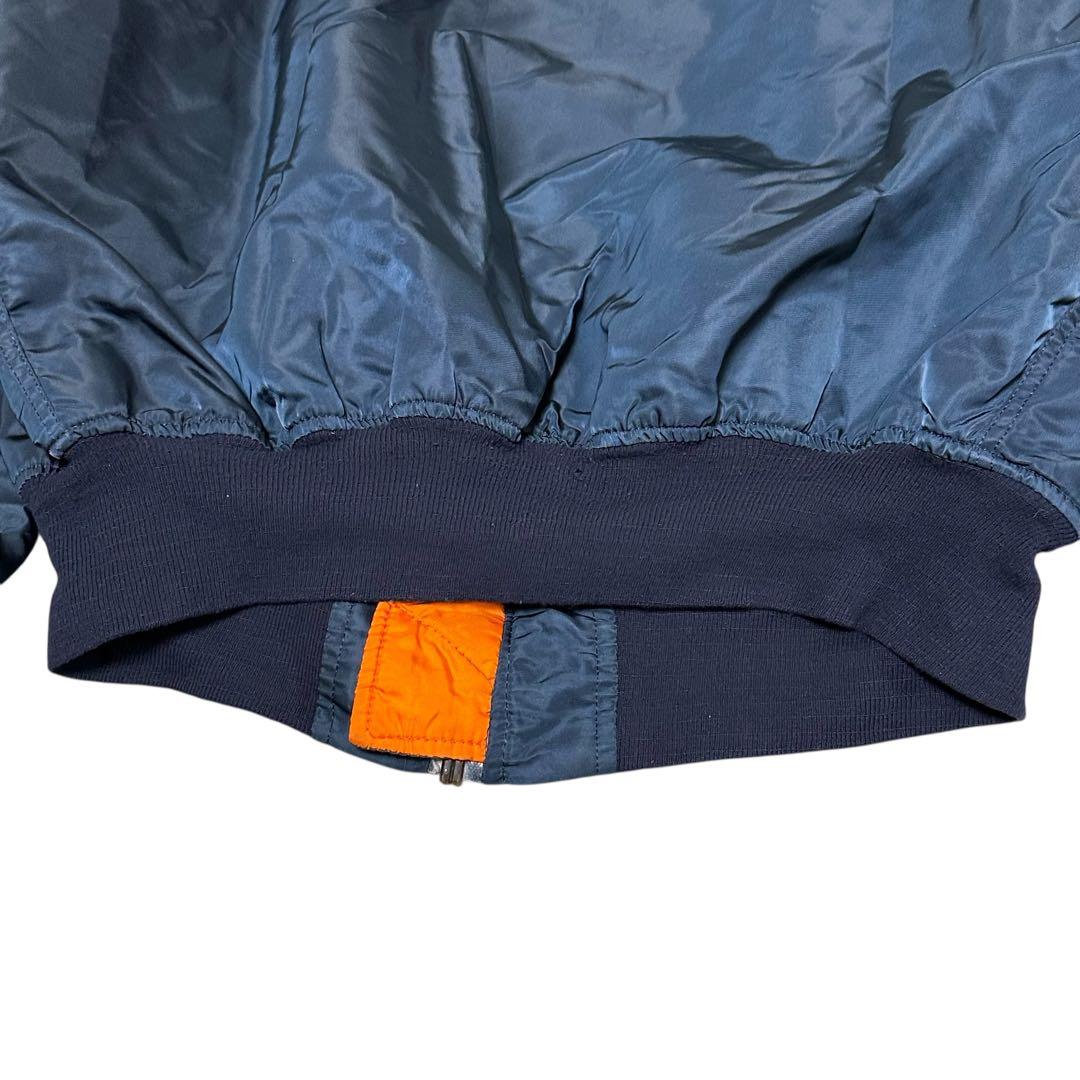 90s USA製 ALPHA INDUSTRIES【XXL】 MA-1 ネイビー