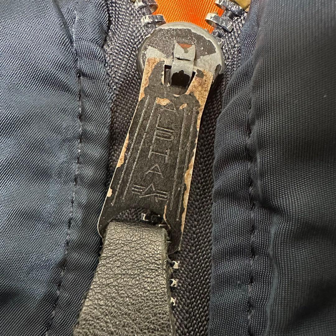 90s USA製 ALPHA INDUSTRIES【XXL】 MA-1 ネイビー