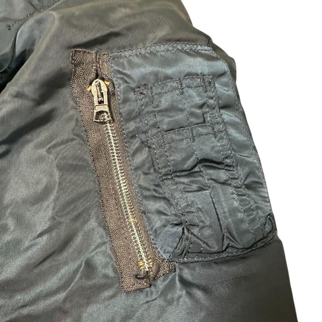 90s USA製 ALPHA INDUSTRIES【XXL】 MA-1 ネイビー