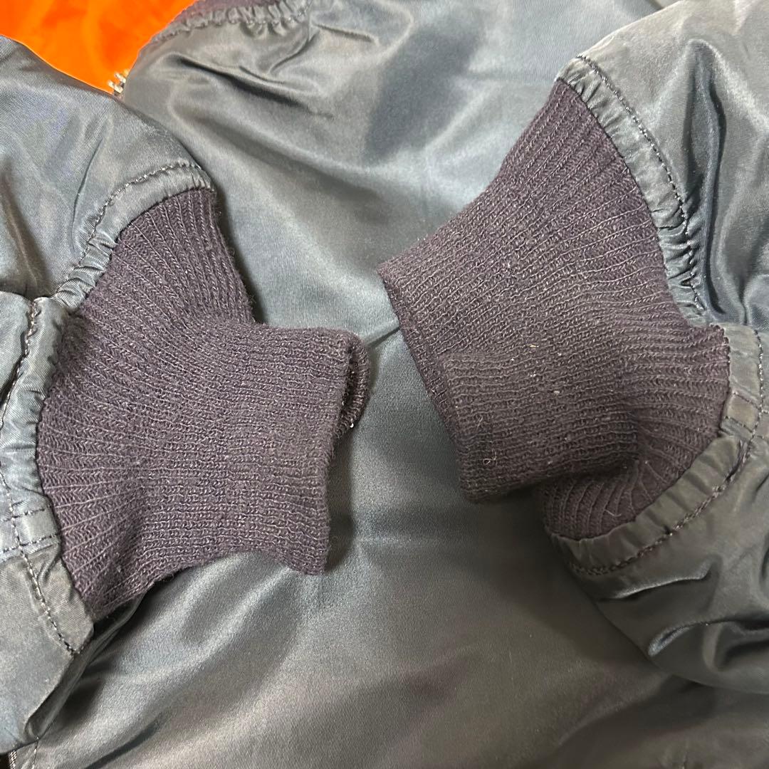 90s USA製 ALPHA INDUSTRIES【XXL】 MA-1 ネイビー