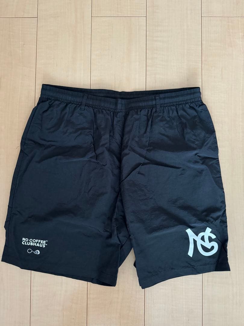 NO COFFEE × CLUBHAUS NYLON SHORT PANT L