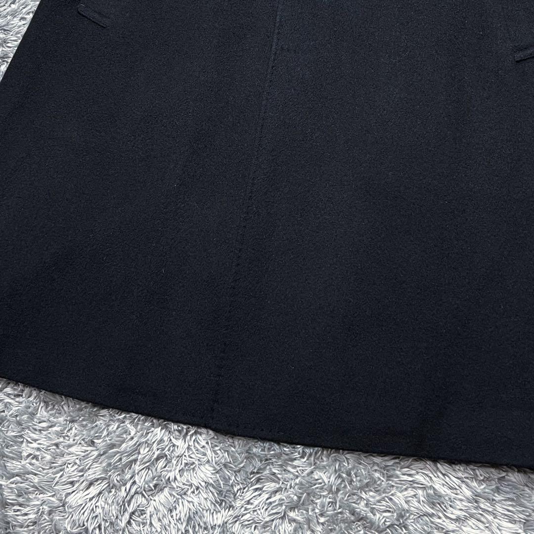 繊維の宝石 ピエールカルダン カシミヤ100% バルマカンコート M相当 美