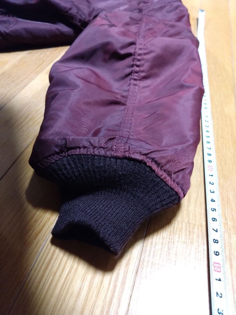 希少カラー★ 90s USA製 ALPHA MA-1 ボルドー L