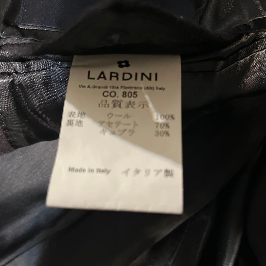 lardiniチェスターコート　ネイビー