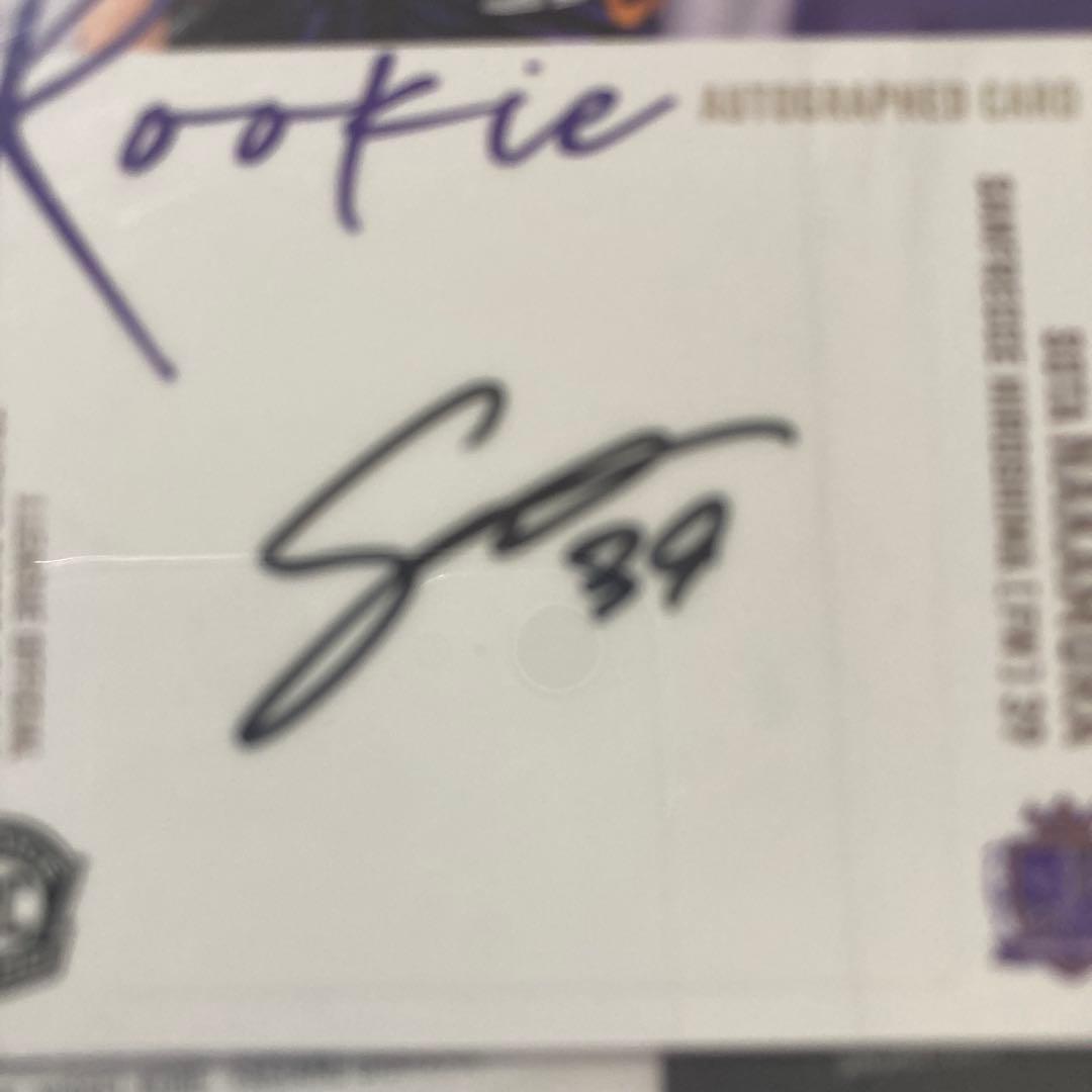 2025中村草太 サンフレッチェ広島 ルーキーオートグラフカード 01/10