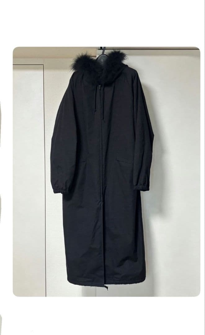 COMOLI 25AWコットンナイロンミリタリーフーデッドコート